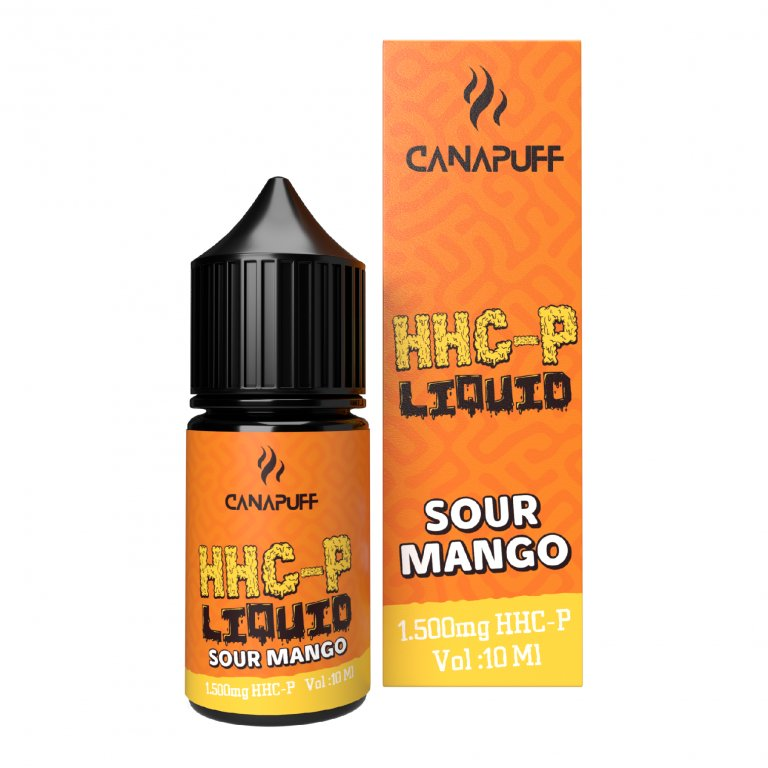CanaPuff HHCP Vloeibare zure mango, 1500 mg, 10 ml