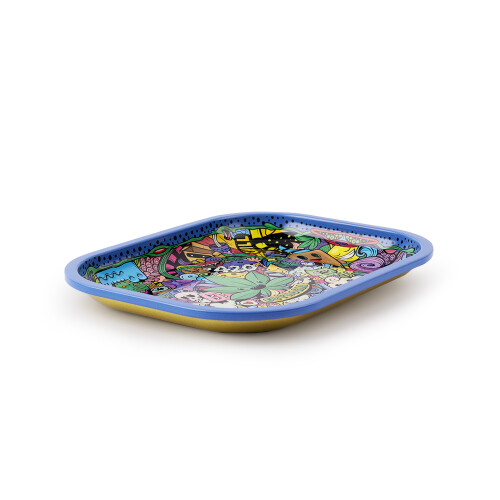 Euphoria Kovová rolovacia podložka malá náladová – 180 x 140 mm