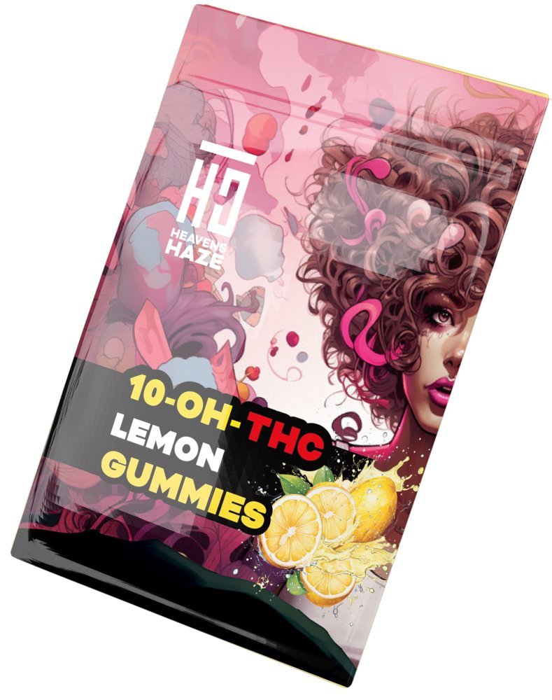 Heavens Haze 10-OH-THC Gummies Citroen, 3 stuks x 40 mg, 120 mg 10-OH-THC