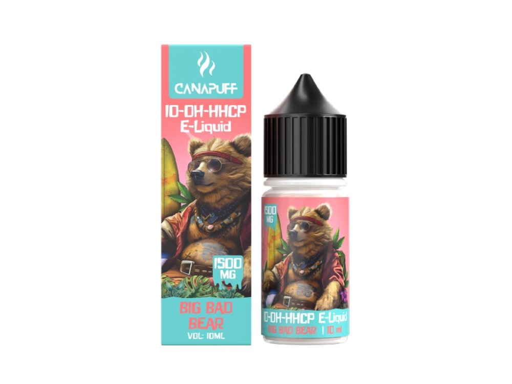 CanaPuff 10-OH-HHCP Vloeibaar Big Bad Bear, 1500 mg 10-OH-HHCP, 10 ml
