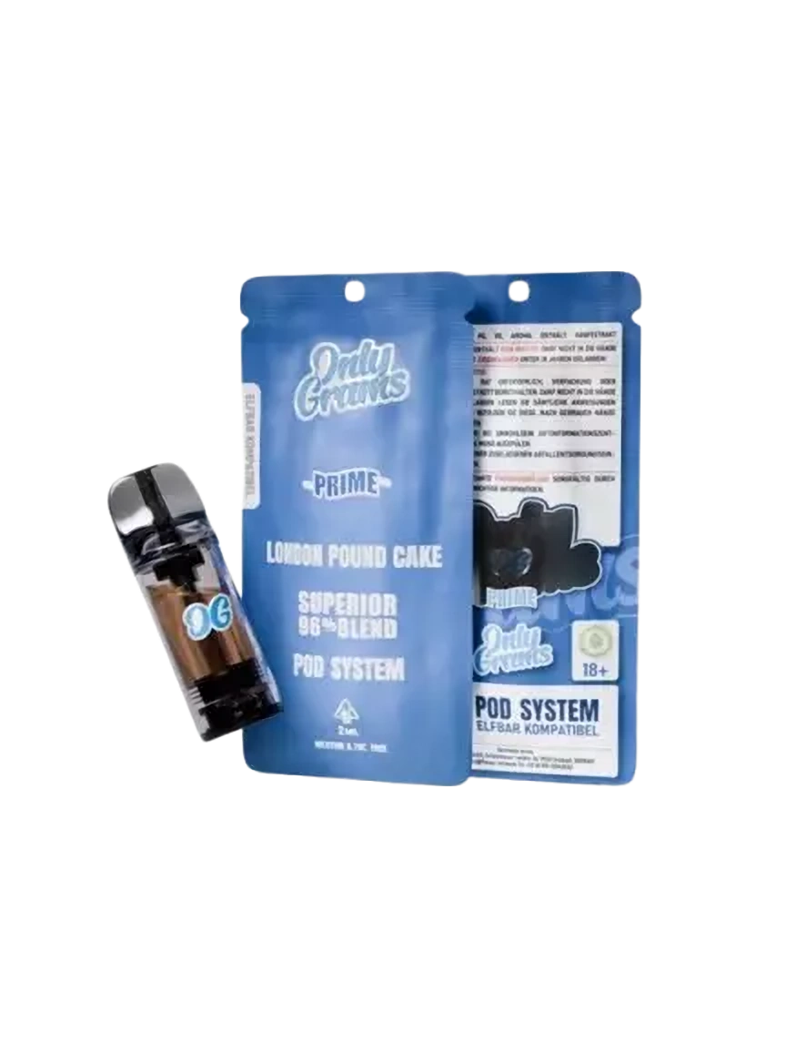Only Grams - Superior Pod London Pound Cake, 96 %, 2 ml (elfbar)