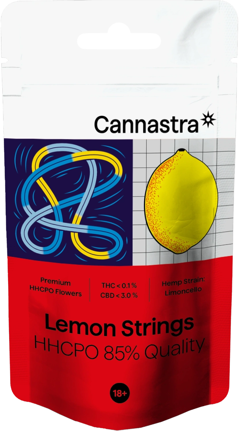 Cannastra HHCPO bloem-citroenslierten, HHCPO 85% kwaliteit, 1g - 100g