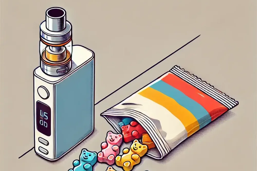 A vaporizer and gummy candies, because the effects of HHCPM are influenced by, among other things, the way it is consumed