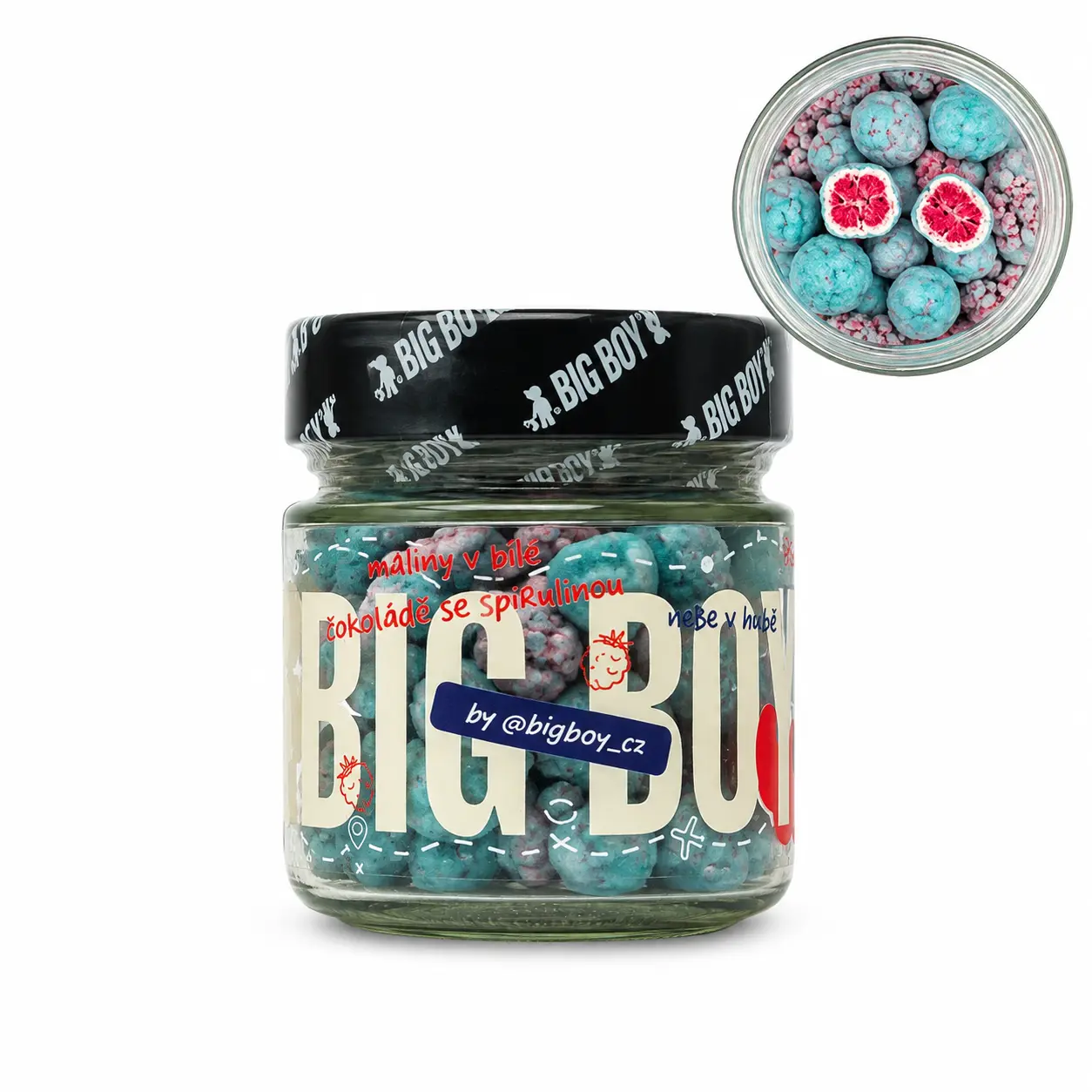 Big Boy Blue Raspberry liofilizirane maline 70 g