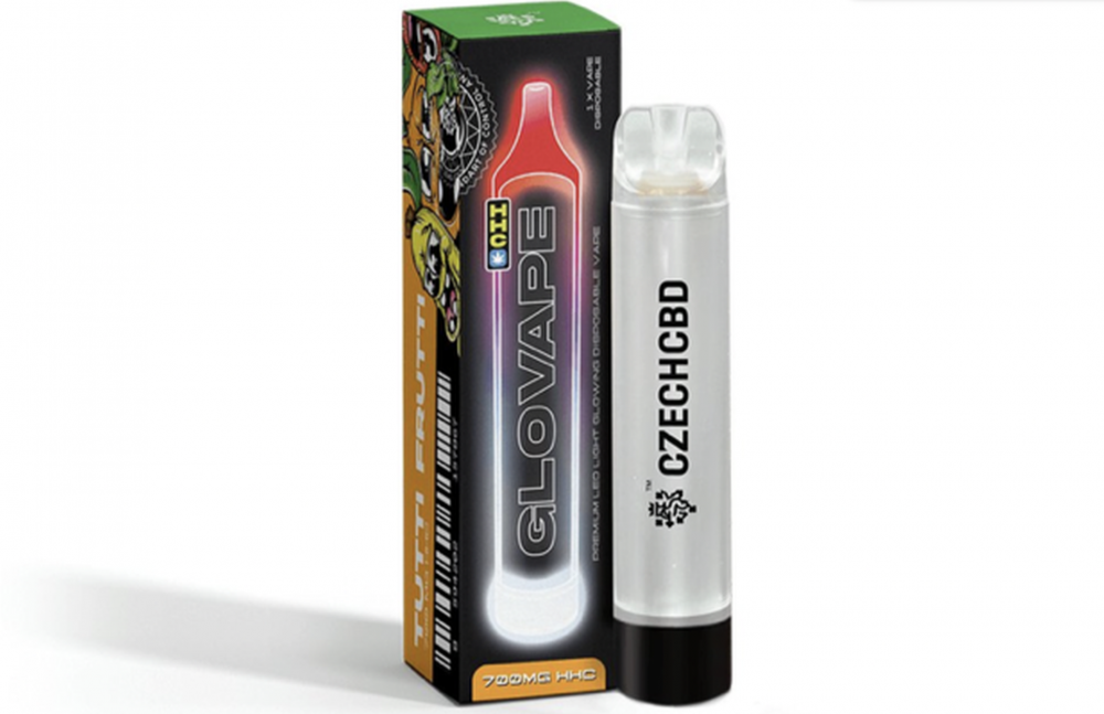 Czech CBD Glo Vape Tutti Frutti, 700 mg HHC, 1,5 ml