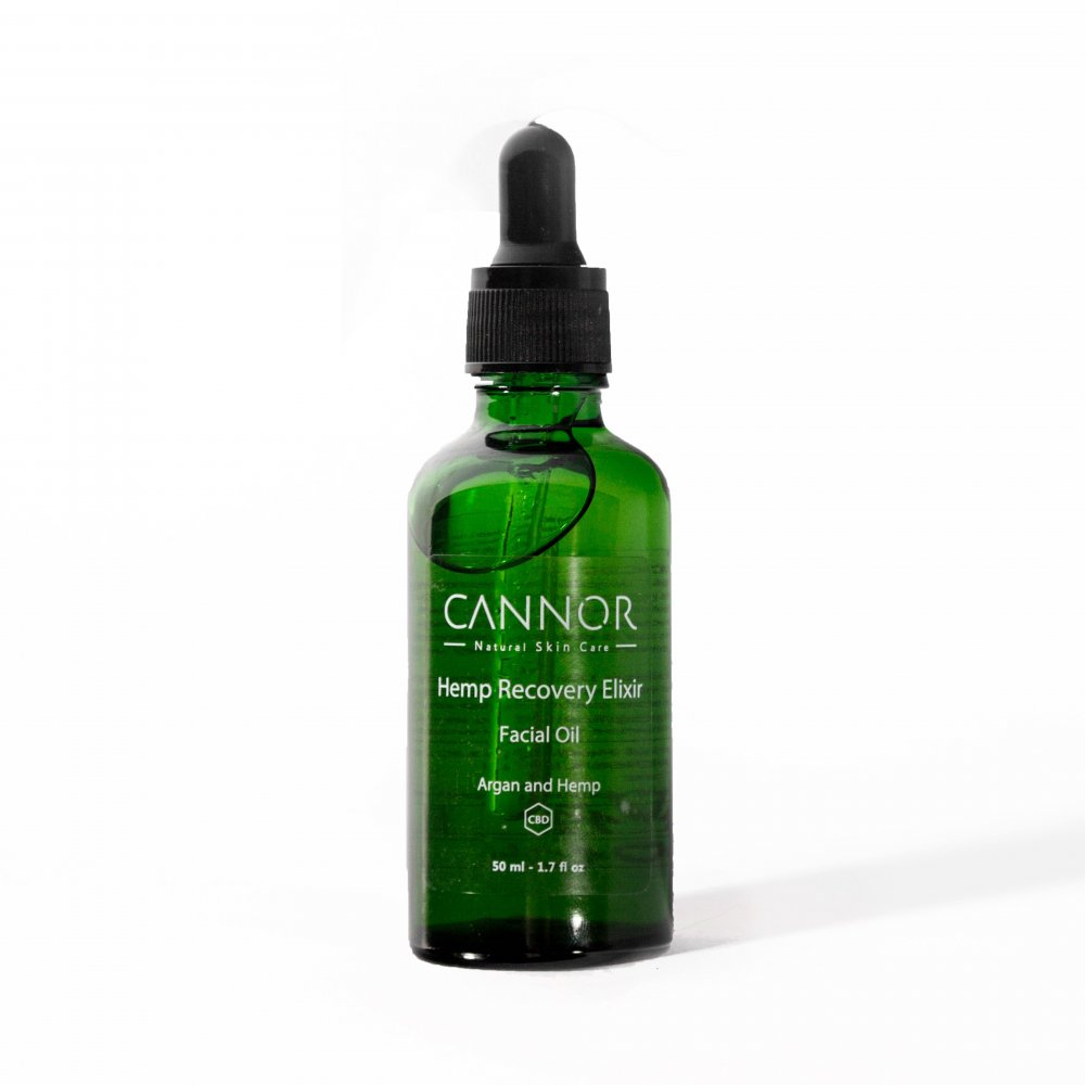 Cannor Zázračný regenerační elixír - pleťový olej s CBD, 500 ml