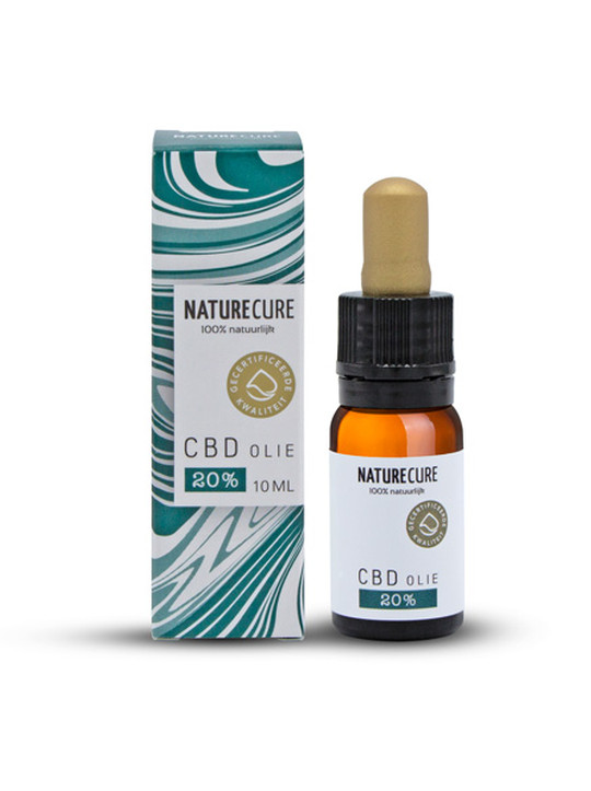 Nature Cure Full Spectrum Raw CBD olej - 20%, 10 ml, 2000 mg