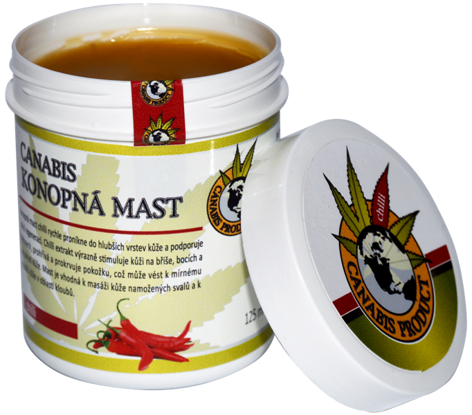 Canabis Product Konopná mast s chilli, 60 ml