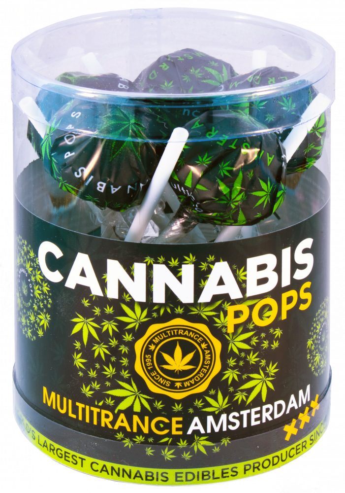 Cannabis Pops konopná Lízátka - dárkové balení (10 lízátek), 24 balení v boxu, 4320 g