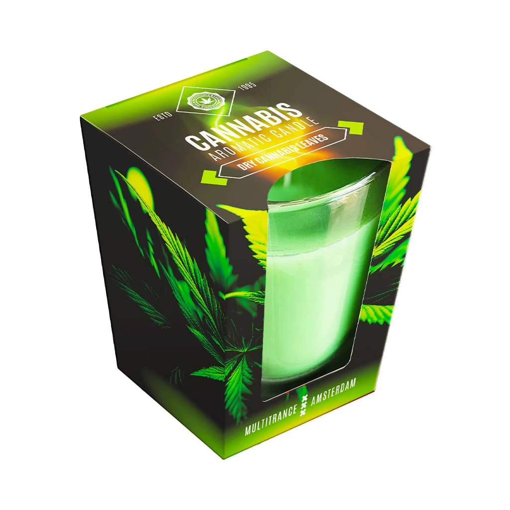 Aromatische Kaars - Cannabis en Droge Cannabisbladeren Geur