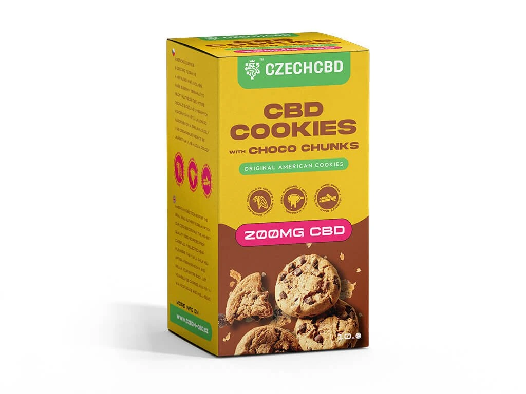 Czech CBD CBD sušienky, 200 mg CBD, 10 ks