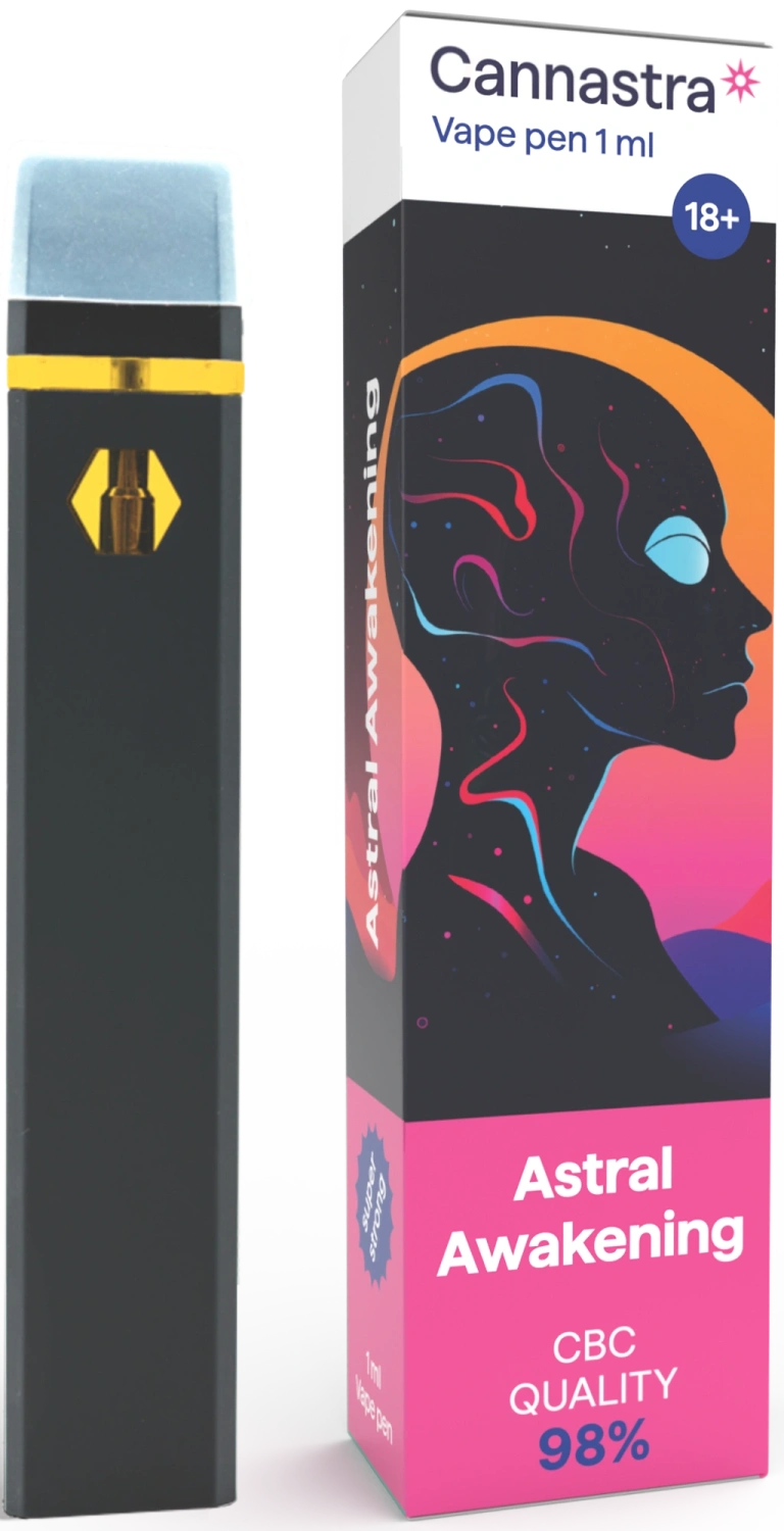 Cannastra CBC Einweg-Vape-Pen Astral Awakening, CBC 98% Qualität, 1 ml