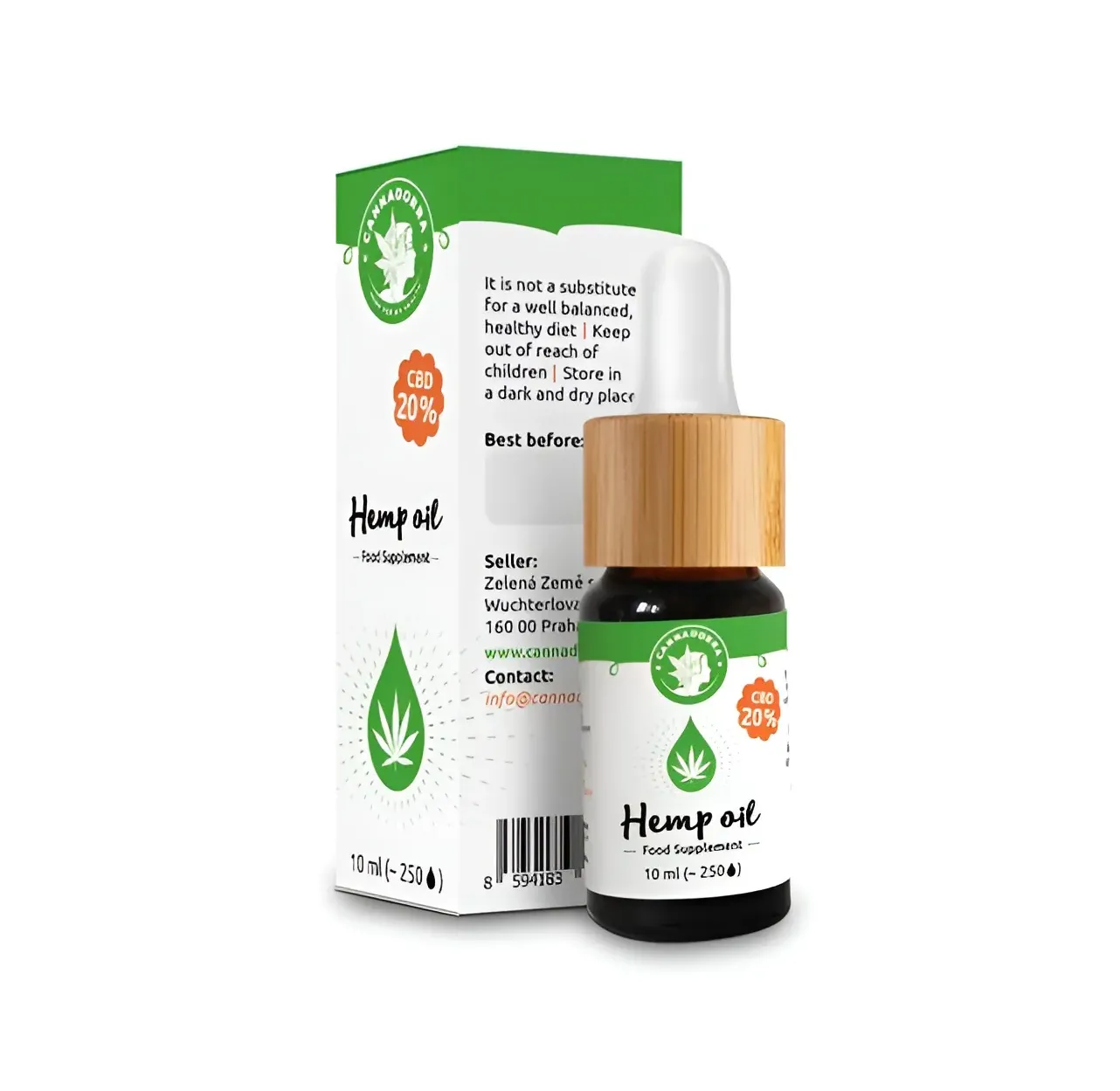 CBD konopný olej 20% 10 ml