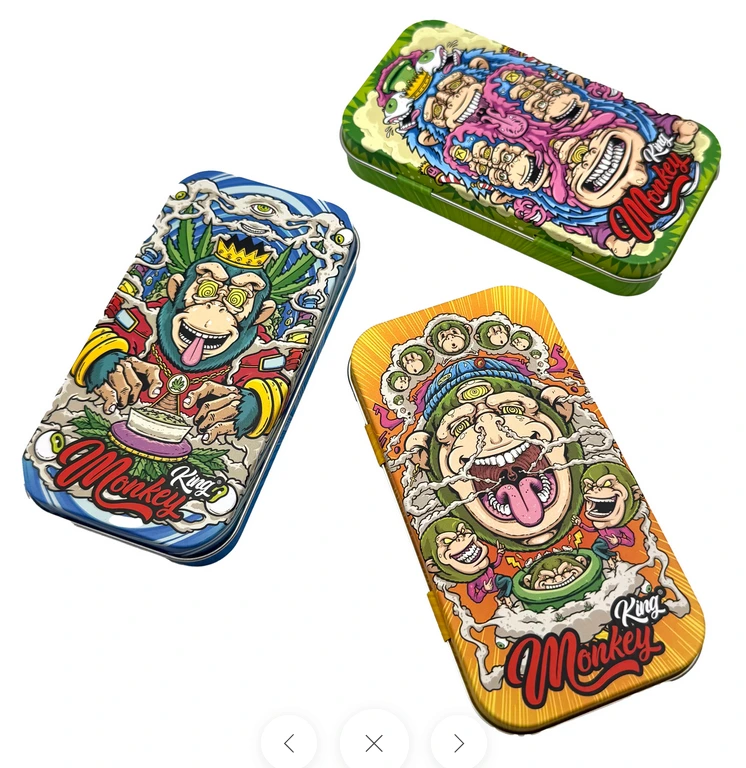 Monkey King plechová krabica Psyco