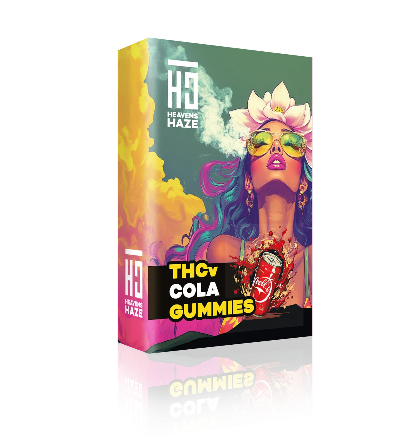 Heavens Haze THCV gumové cukríky Cola 5 ks - 15 mg THCV + 5 mg CBN, 22,5 g