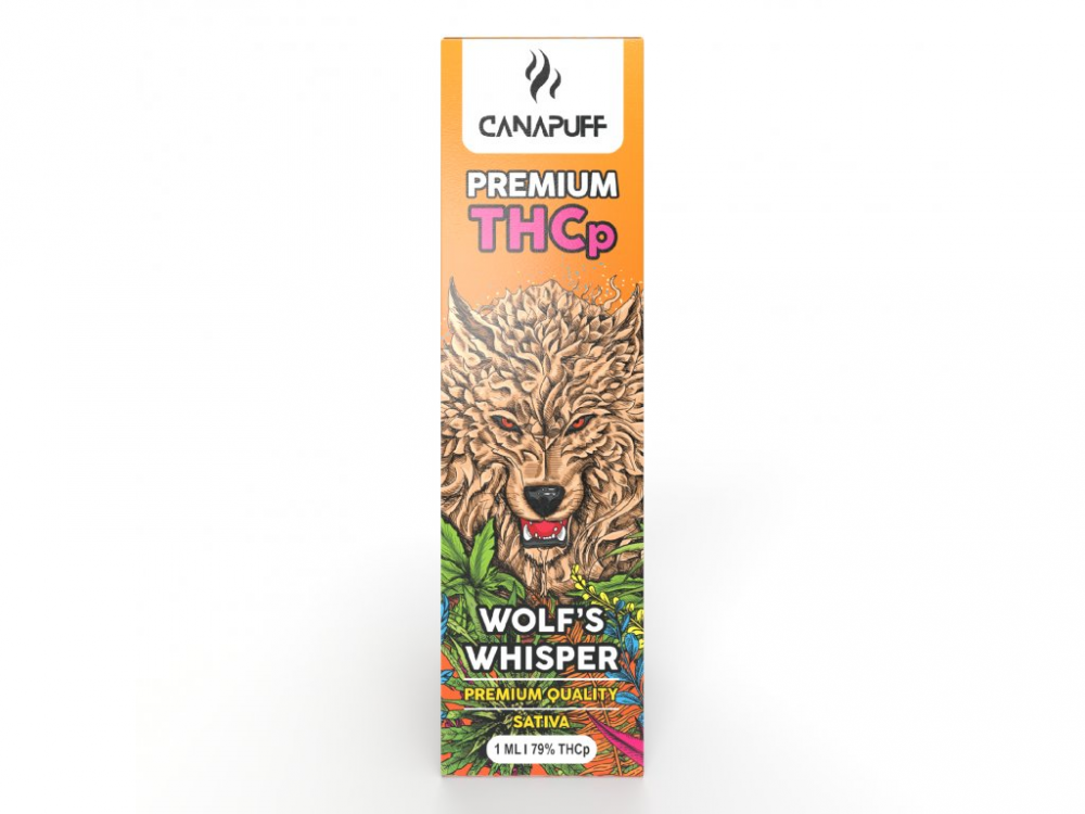 CanaPuff WOLF'S WHISPER 79% THCp - Wegwerpbaar, 1 ml