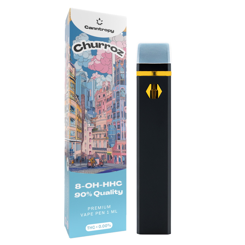 Canntropy 8-OH-HHC Vape Pen Churroz, 8-OH-HHC 90% Qualität, 1 ml