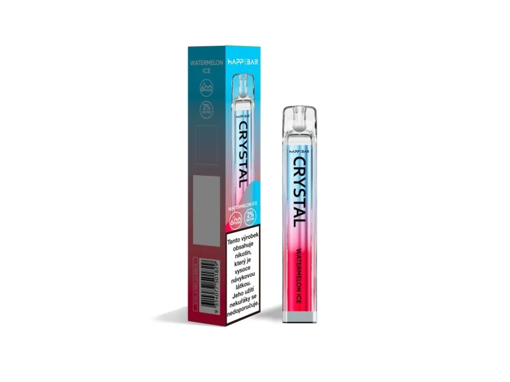 Happ Bar Crystal Vape Pen Watermelon Ice, 2 ml