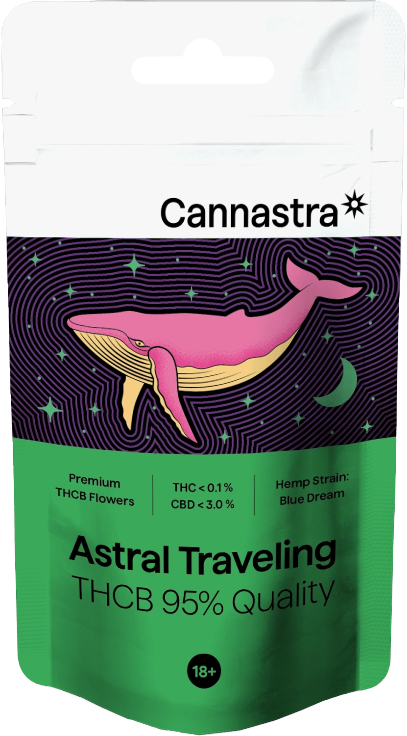 Cannastra THCB Flower Astral Traveling, THCB 95% kwaliteit, 1 g - 100 g