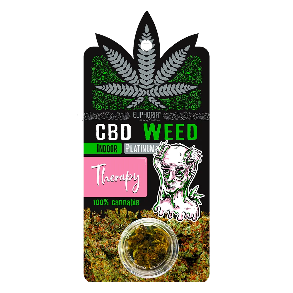 Euphoria CBD Weed Platinum Therapy, 0,7 g