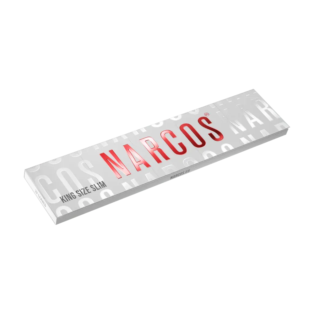Narcos White Edition King Size Slim papieriky na balenie