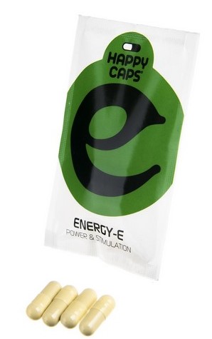 Happy Caps Energy E-energizujúce a povzbudzujúce kapsuly, 4 g