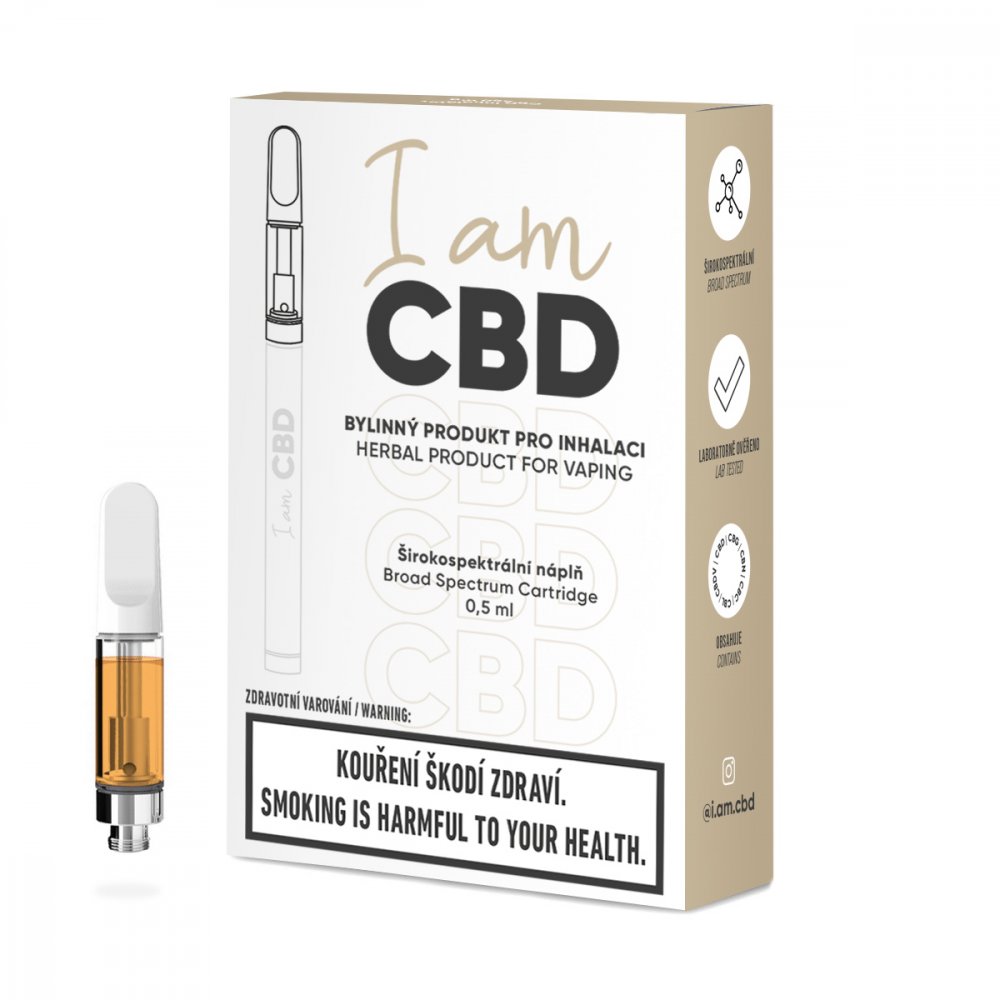 I am CBD Breed spectrum CBD inhalator navulling origineel, 0,5 ml