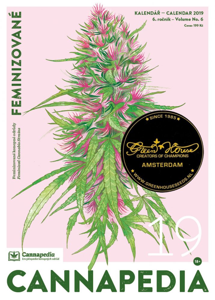 Kalendář 2019 op 15 fem seminek op Green House Seeds