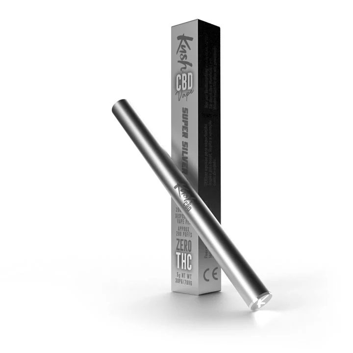 Kush Vape CBD Vape pen, Super Silver Haze, 200 mg CBD, 1 ml
