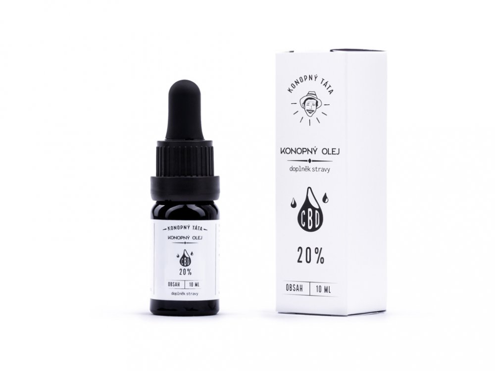 Konopný táta CBD-hennepolie 20%, 30 ml, 6000 mg