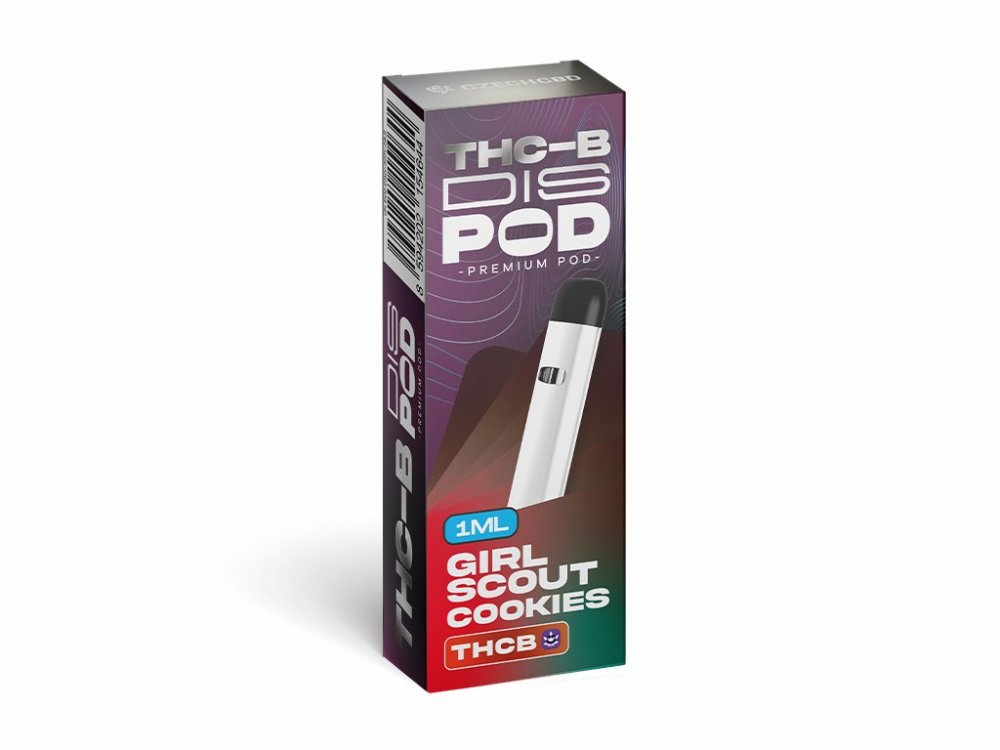 Czech CBD THCB Vape Pen disPOD Girl Scout Cookies, 15% THCB, 1 ml