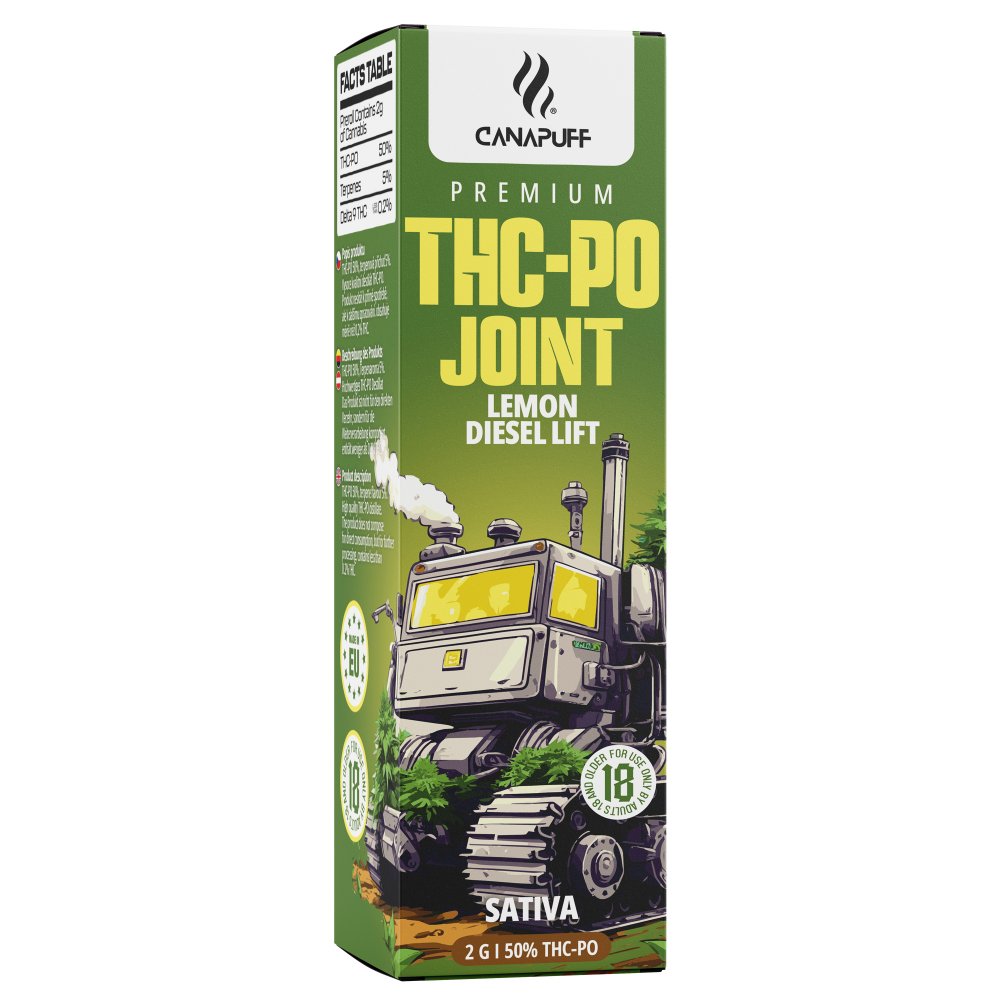 CanaPuff THCPO Prerolls Citroen Diesel Lift 50 %, 2 g
