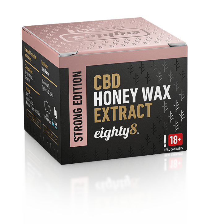Eighty8 Medový voskový extrakt 69 % CBD, 1 g
