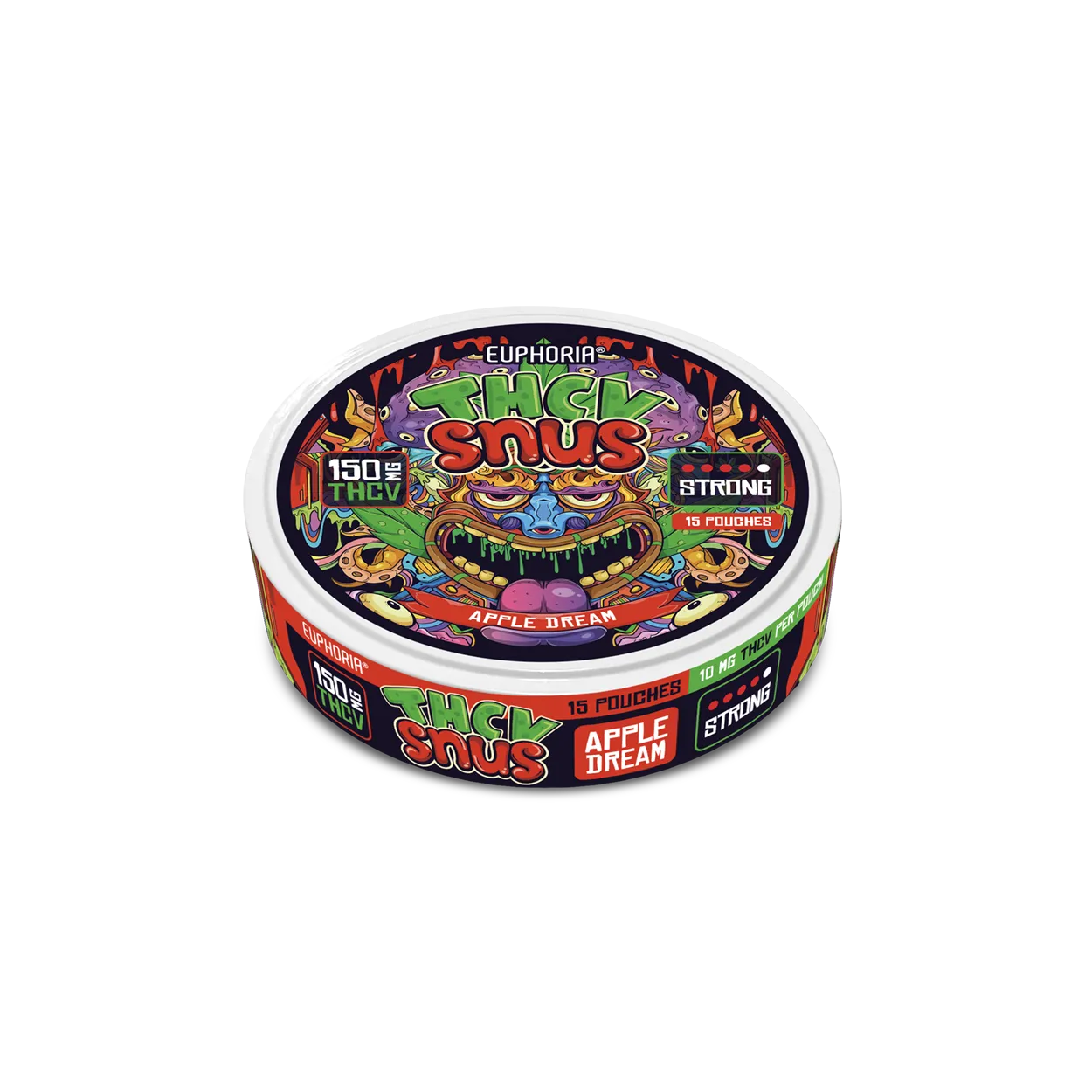 Euphoria THCV SNUS Apple Dream, THCV, 150 mg (15 x 10 mg)