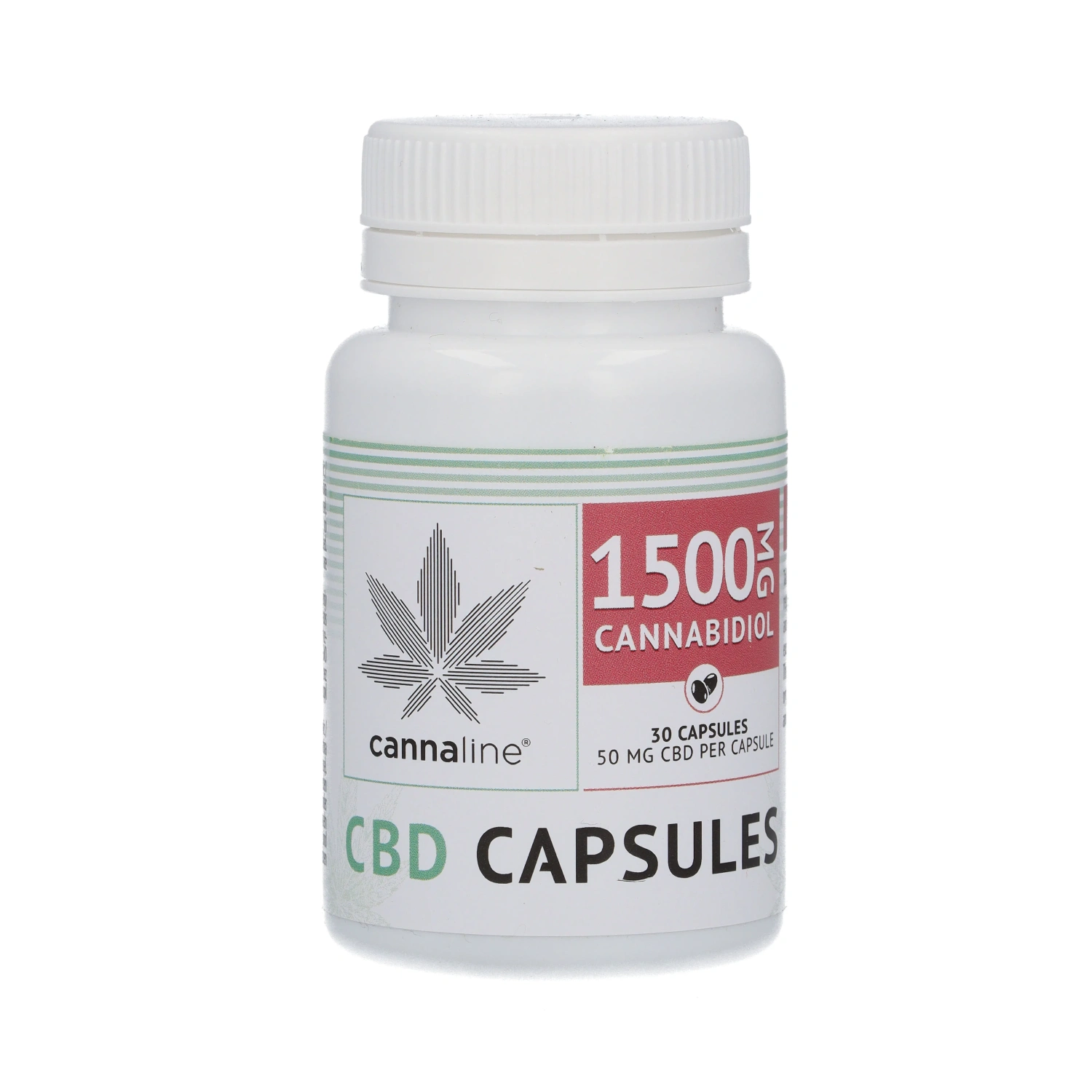 Cannaline CBD kapsle - 1500 mg CBD, 30 x 50 mg