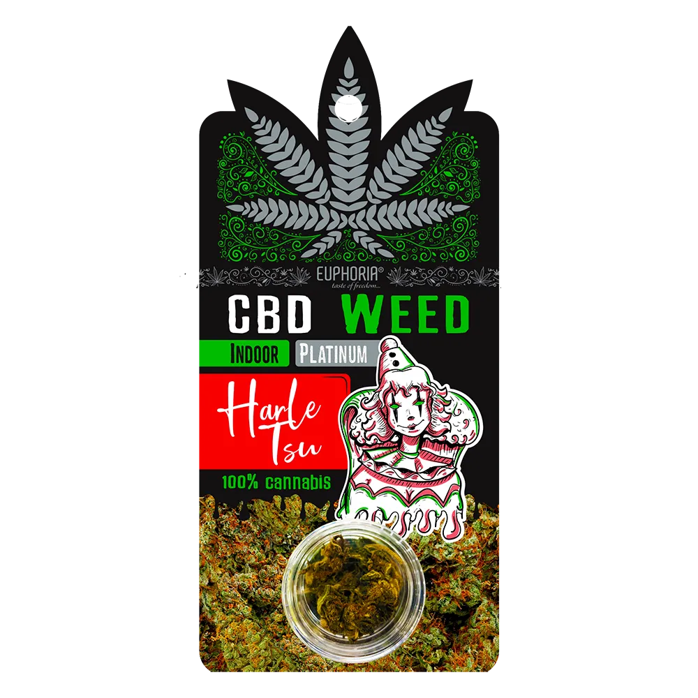 Euphoria CBD Weed Platinum Harle Tsu, 0,7 g