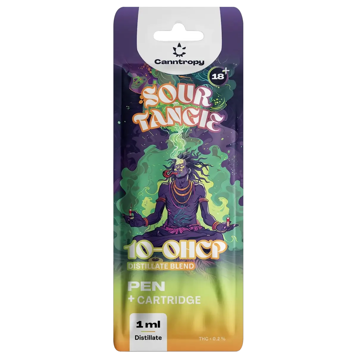 Canntropy 10-OHCP Pen + Cartridge Sour Tangie, 10-OHCP 20%, 1 ml