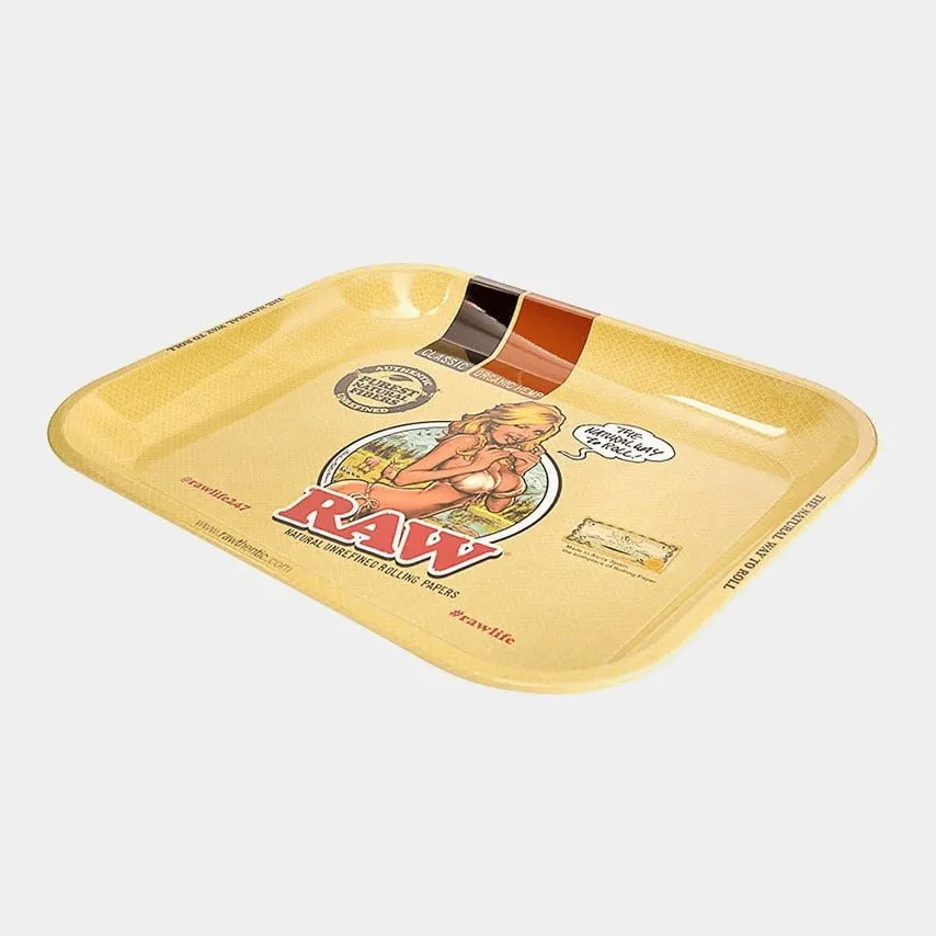 RAW – Bikini Large Metal Rolling Tray