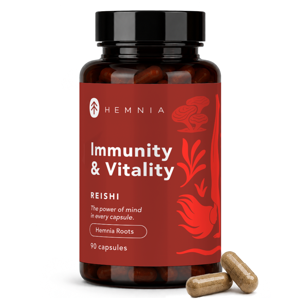 Hemnia Reishi kapsule 90 x 500 mg