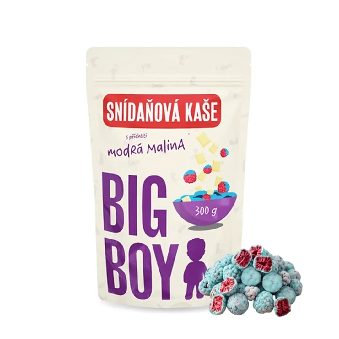 Big Boy kaša od plave maline 300 g Spirulina