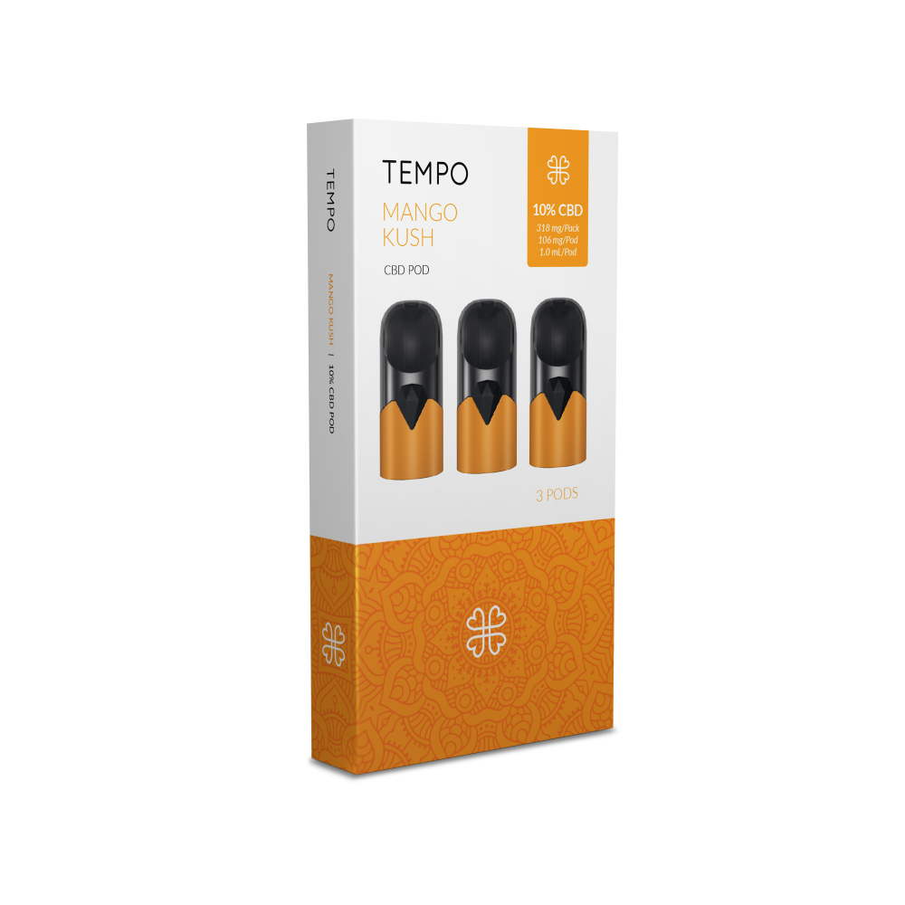 Harmony Tempo 3-Pods Pak - Mango Kush, 318 mg CBD