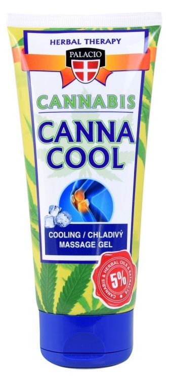 Palacio CANNABIS Masážna gélová chladiaca tuba, 200 ml