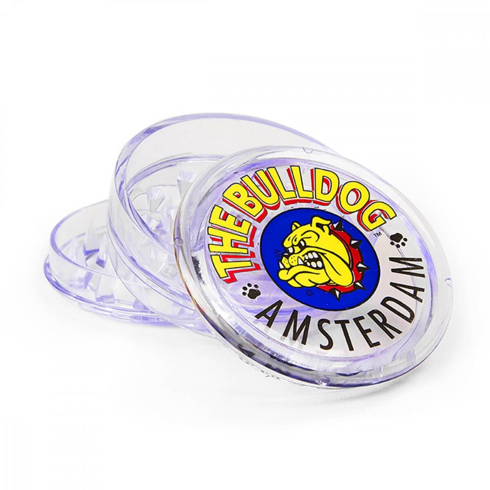 The Bulldog Original Průhledná Plastová Drtička - 3 části