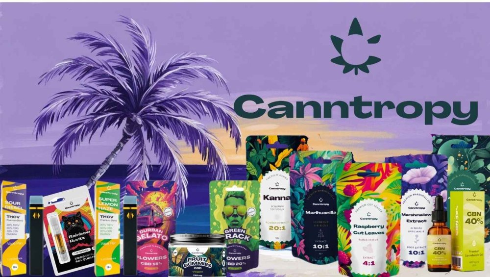 Canntropy products like vapes and cartridges, herbal supplements, gummies, flowers and oil