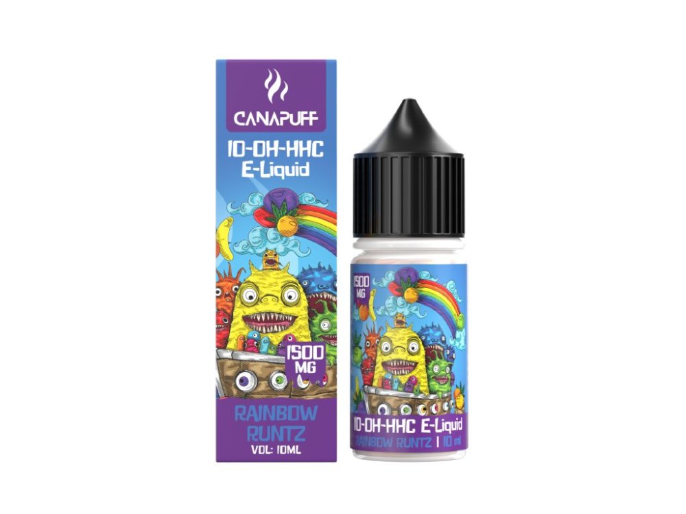 CanaPuff 10-OH-HHC Vloeibare Regenboog Runtz, 1500 mg 10-OH-HHC, 10 ml