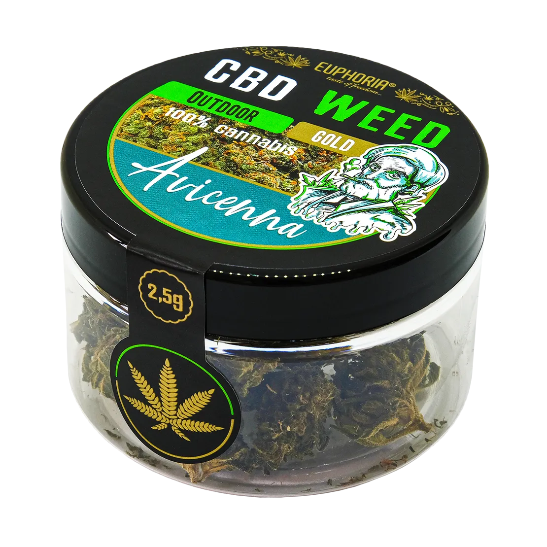 Euphoria CBD Weed Gold Avicenna - 2,5 g