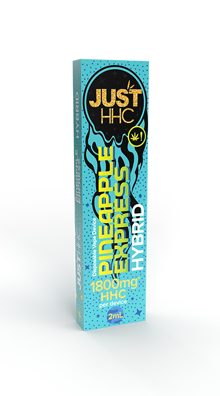 JustHHC Wegwerp HHC Vape Pineapple Express hybride, 1 800 mg HHC, 2 ml