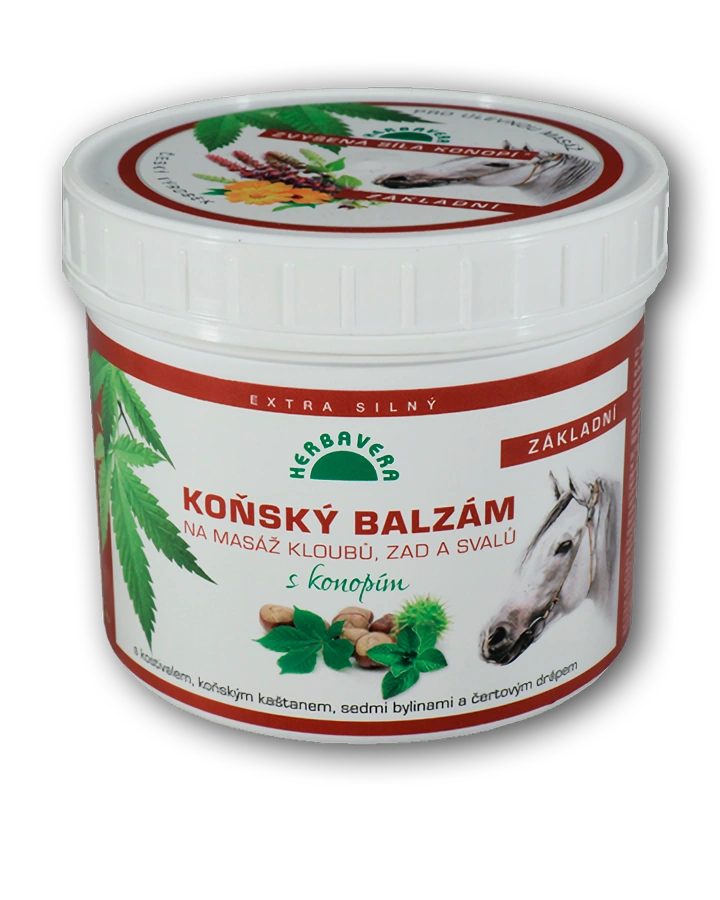 Herbavera Koňský balzám s konopím, 500 ml