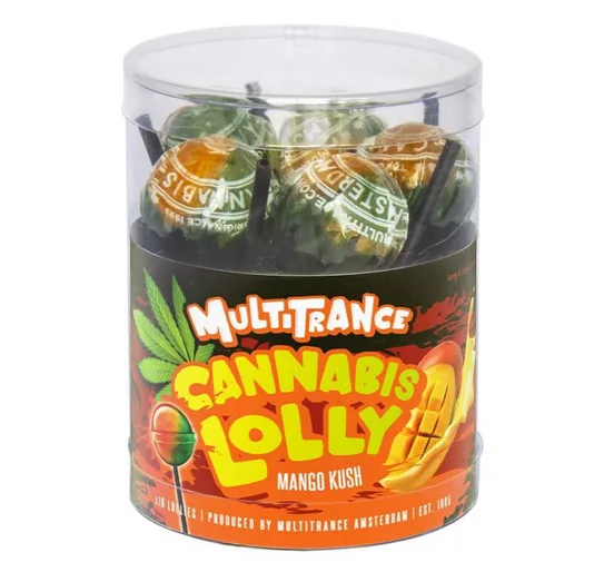 Cannabis Mango Kush lízátka – dárkové balení (10 lízátek)