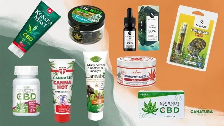 CBD products suitable for arthritis, Canatura logo at bottom right
